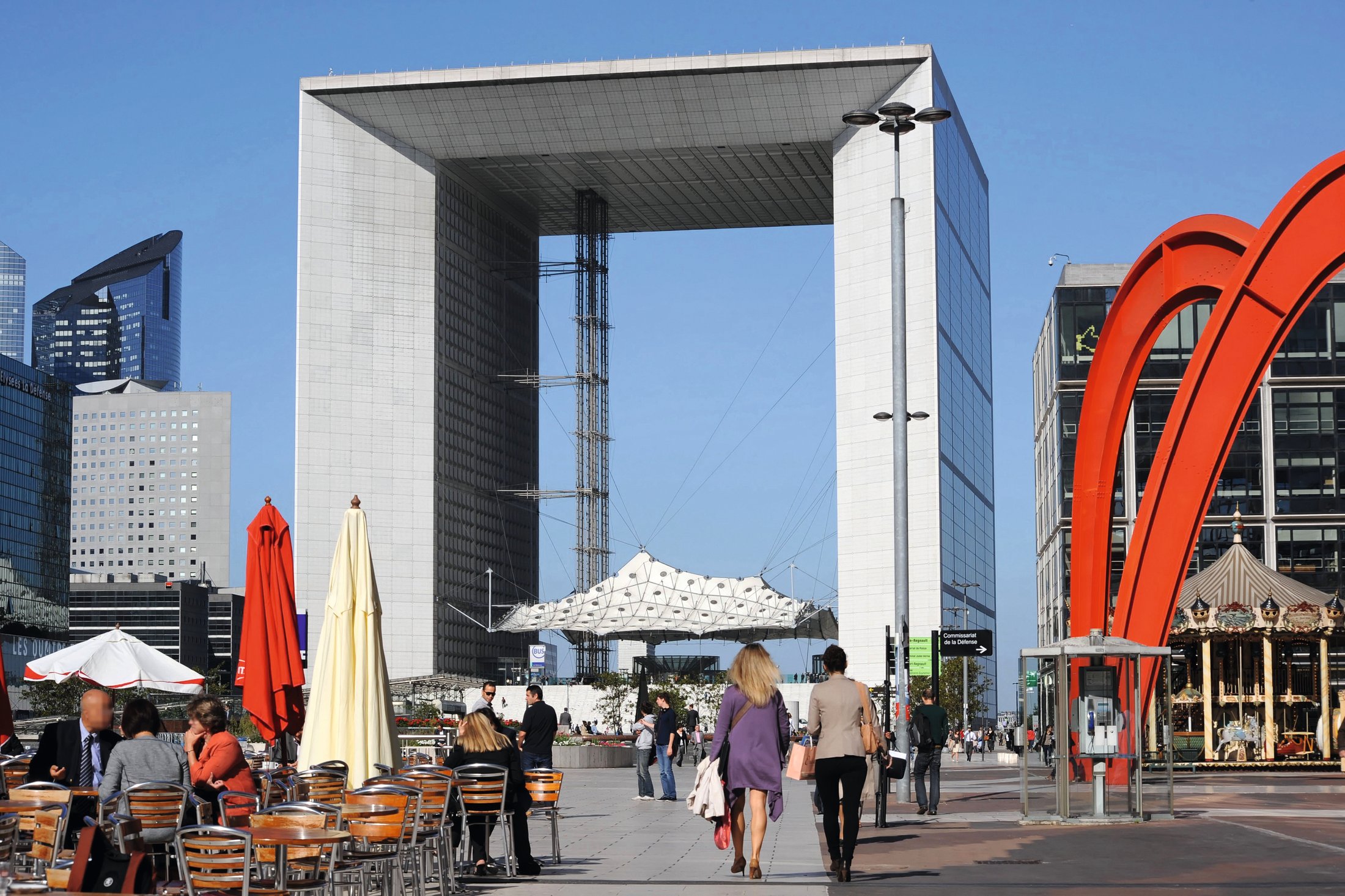 Visite Paris La D fense Grande Arche de La D fense Notre Dame